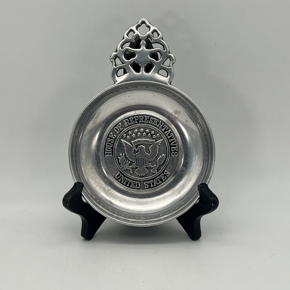 United States House of Representatives Wilton RWP Pewter Tray Dish Decorative
